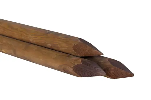 Afrasteringspaal hout Nobifix® - 200 x Ø10cm  | gefreesd