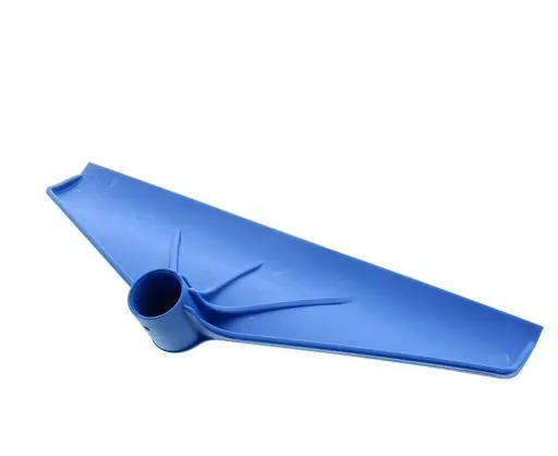 Stalkrabber kunststof blauw, los - 38cm