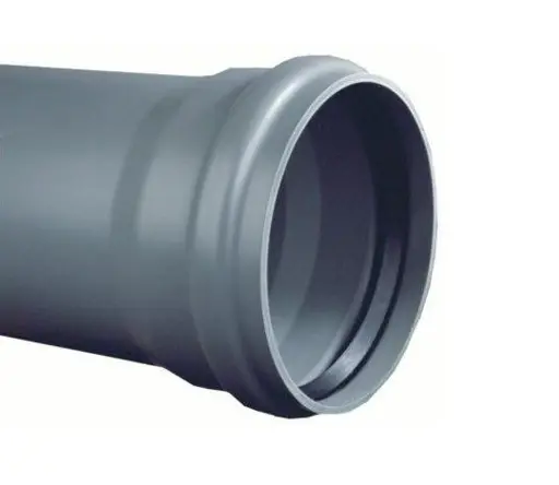 PVC buis SN4 met manchet | 200mm - 5 meter