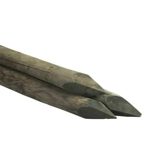 Afrasteringspaal hout Celfix® - 180 x Ø10cm | geschild - dungepunt