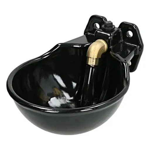 Kerbl drinkbak metaal 1/2" | staafventiel