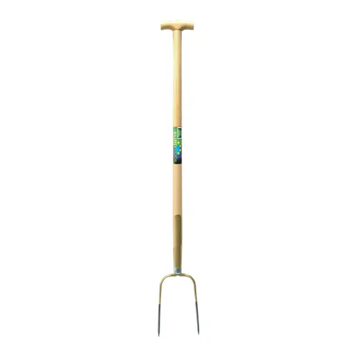 Kuilvoervork 2-tands met steel - 100cm