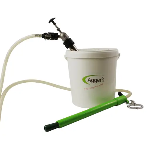 Agger's Penspomp Professioneel compleet | RVS pomp