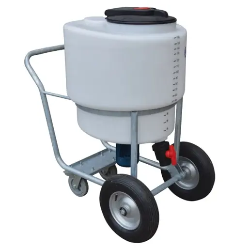 Kalvermelkmixer op wielen 160ltr