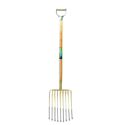 Aardappelvork 9-tands met D-steel - 95cm