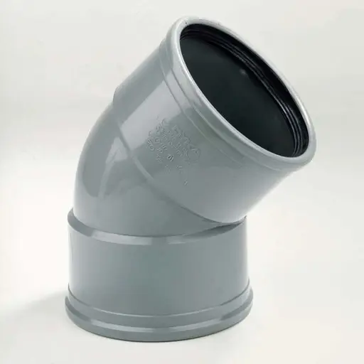 PVC Bocht 45° mof/mof – 160mm