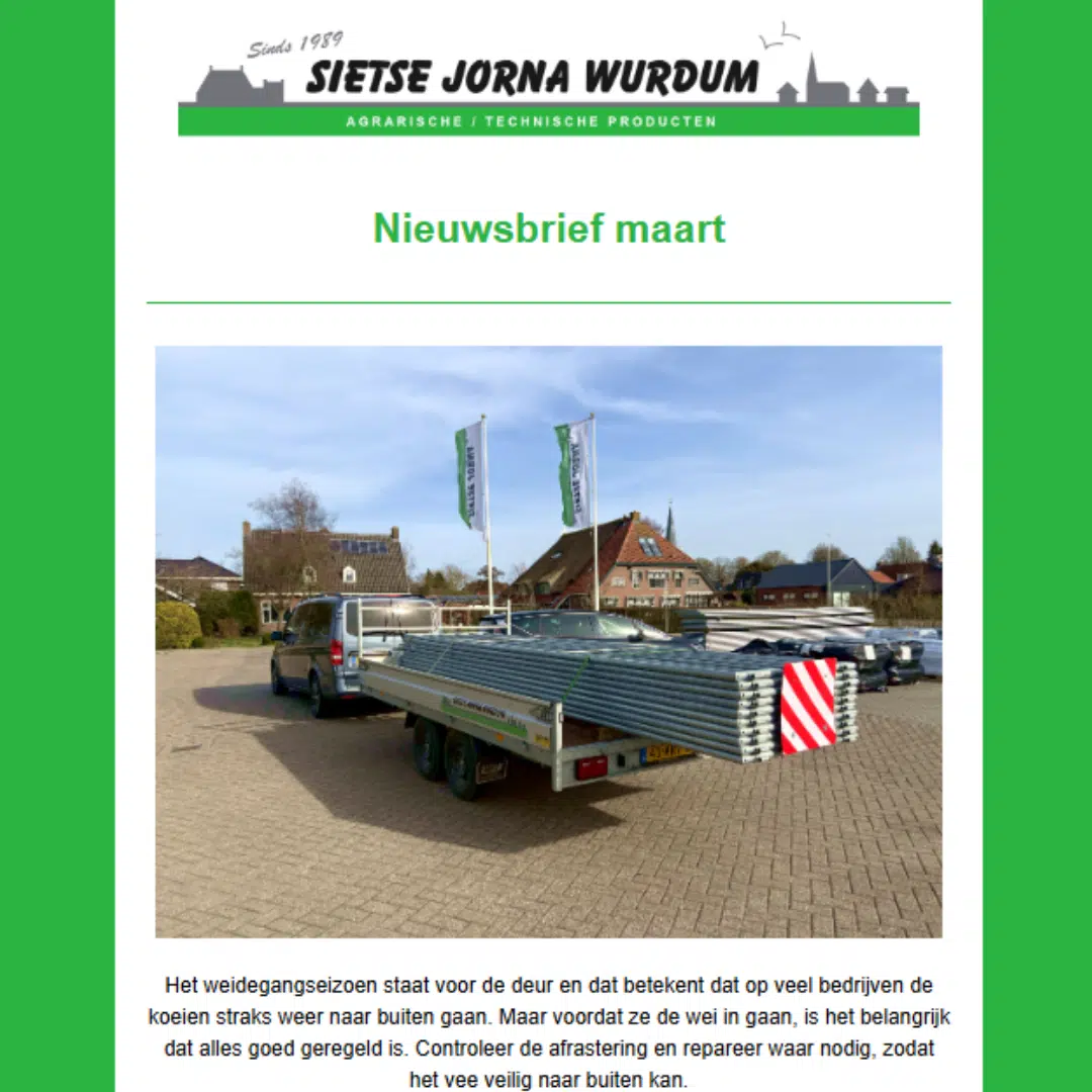 Nieuwsbrief maart 2026 Sietse Jorna