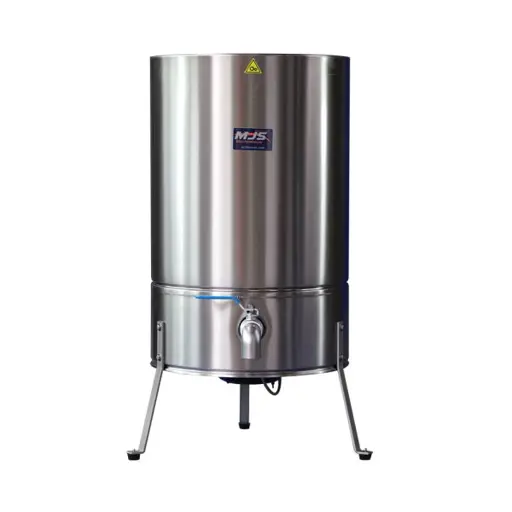 Kalvermelkmixer RVS op poten | 90ltr