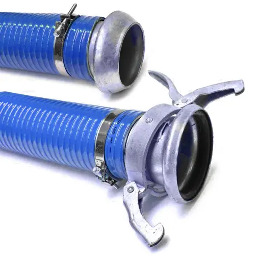 Zuig- en persslang 6" | KKV koppelstuk + KKM koppelstuk - 5mtr