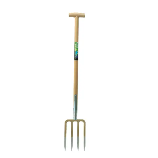 Spitvork 4-tands met T-steel - 85cm