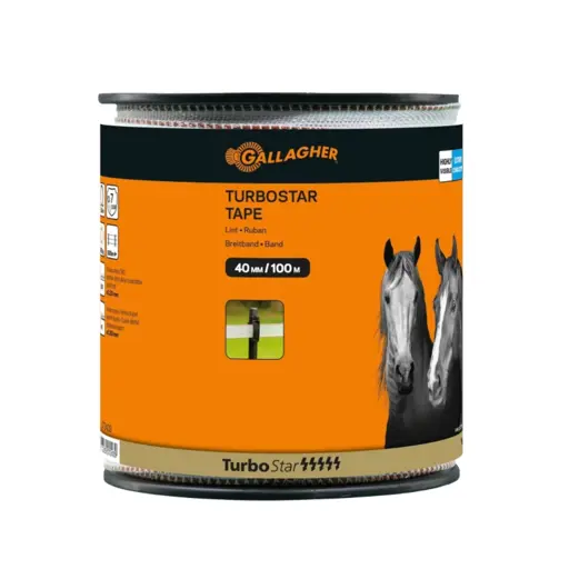 Gallagher TurboStar lint 40mm | wit 100mtr