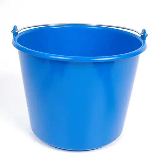 Emmer kunststof blauw 12ltr