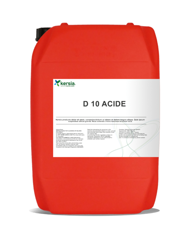Kersia D-10 Acide melkstalzuur - 25kg