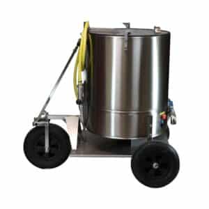 Kalvermelkmixer RVS Combimenger - 3 grote wielen | 200ltr