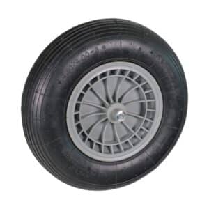 Kruiwagenwiel (kunststof velg) 400x8 - aslengte 13cm