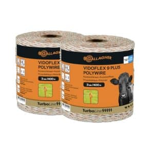 Gallagher Vidoflex 9 Plus TurboLine schrikdraad | 2x400mtr