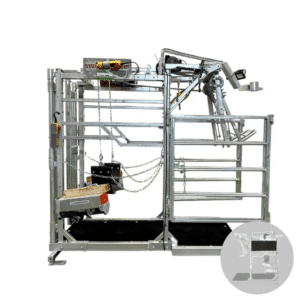 Elektrische klauwbekapbox GDS - met fixeerbeugel en zijschotten