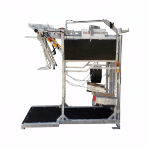 Elektrische klauwbekapbox GDS - met hydraulische fixeerbeugel en zijschotten