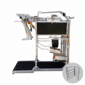 Elektrische klauwbekapbox GDS - met hydraulische fixeerbeugel en zijschotten