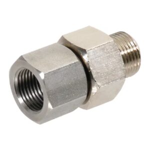 Draaikoppeling 3/8" buitendraad/binnendraad