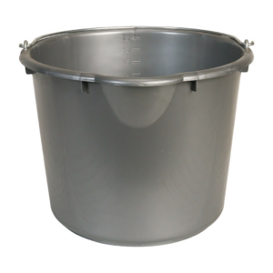 Emmer kunststof versterkte beugel grijs 20ltr